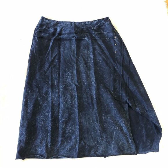 SOFT SURROUNDINGS DRAPE SKIRT BLUE SIZE MEDIUM‎ - Picture 1 of 9